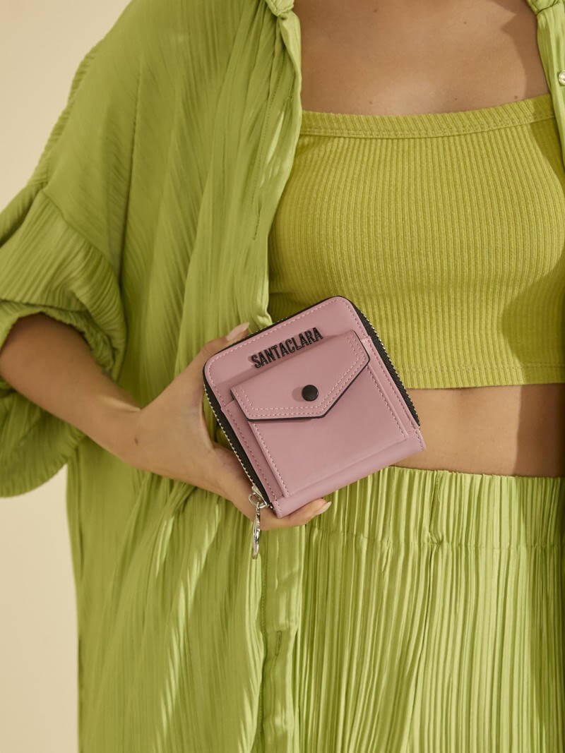 Billetera Mini Rivas Rosa Viejo