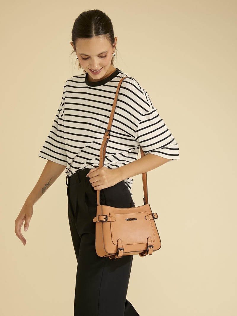 Bandolera Solana Camel