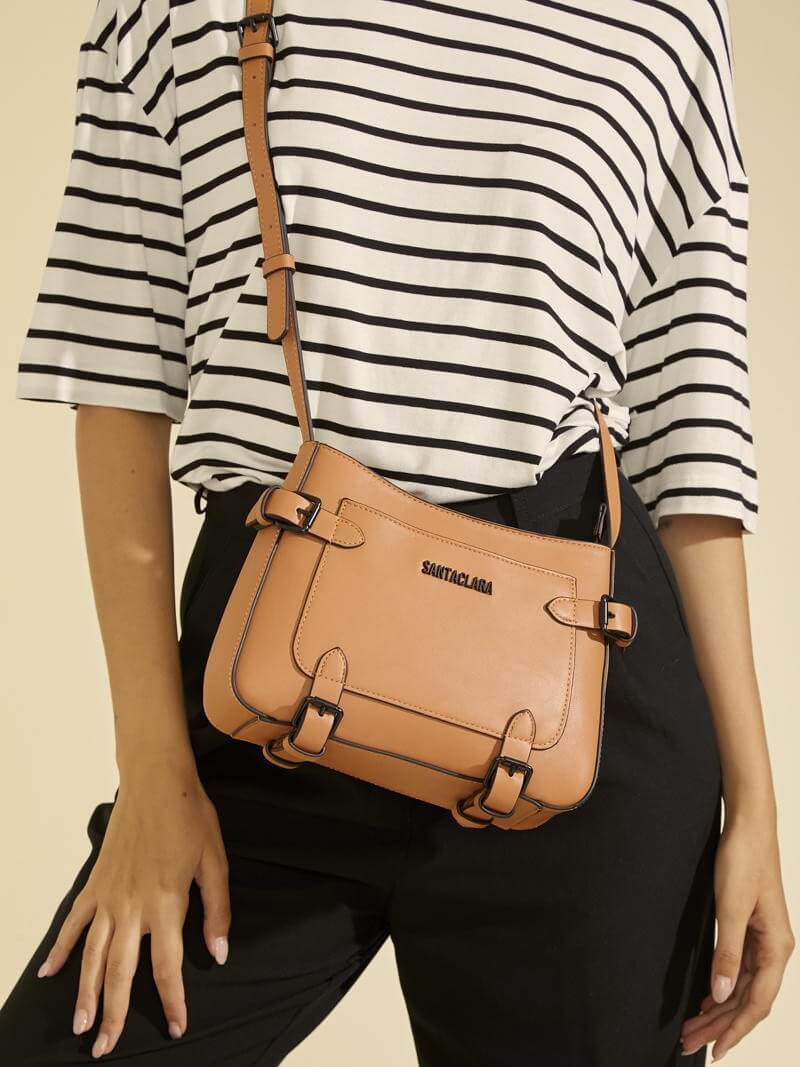 Bandolera Solana Camel