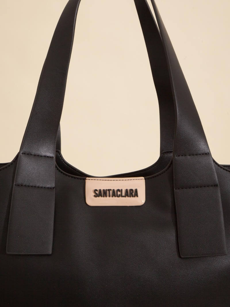 Maxibolso Sonia Negro Porta Notebook