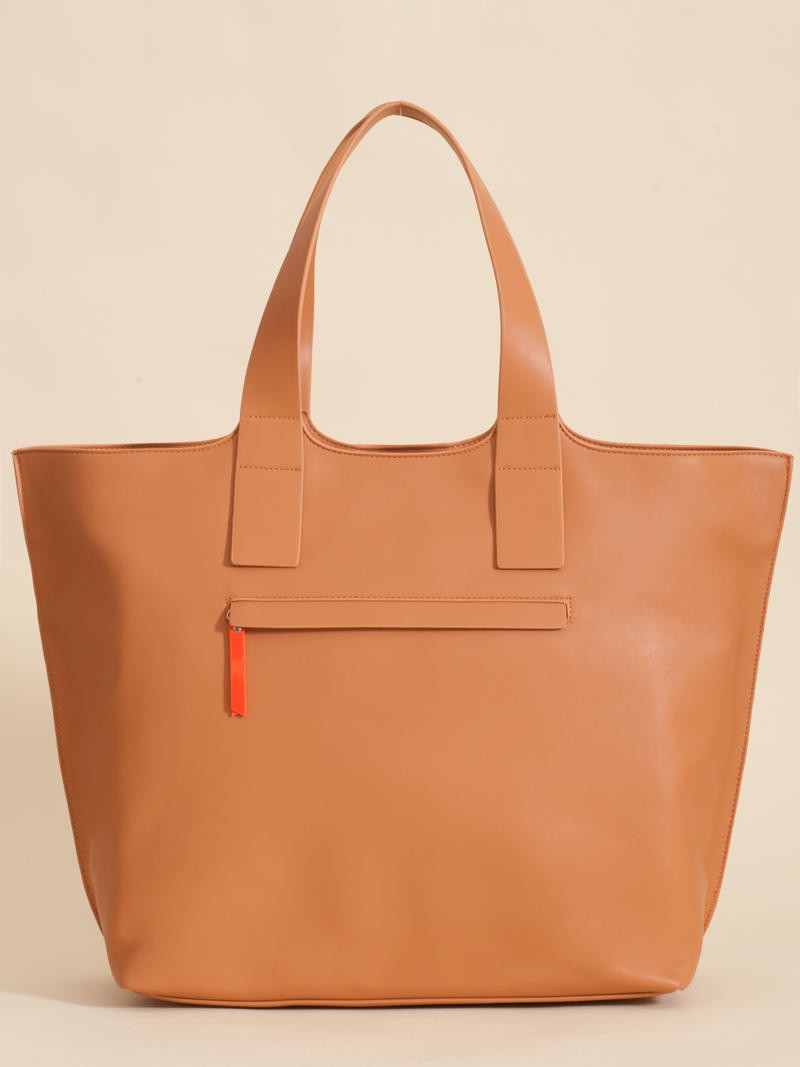 Maxibolso Sonia Camel Porta Notebook