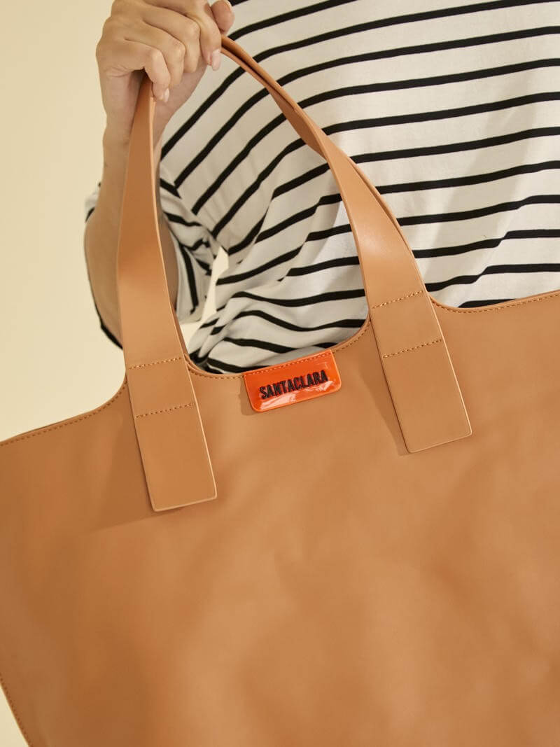 Maxibolso Sonia Camel Porta Notebook
