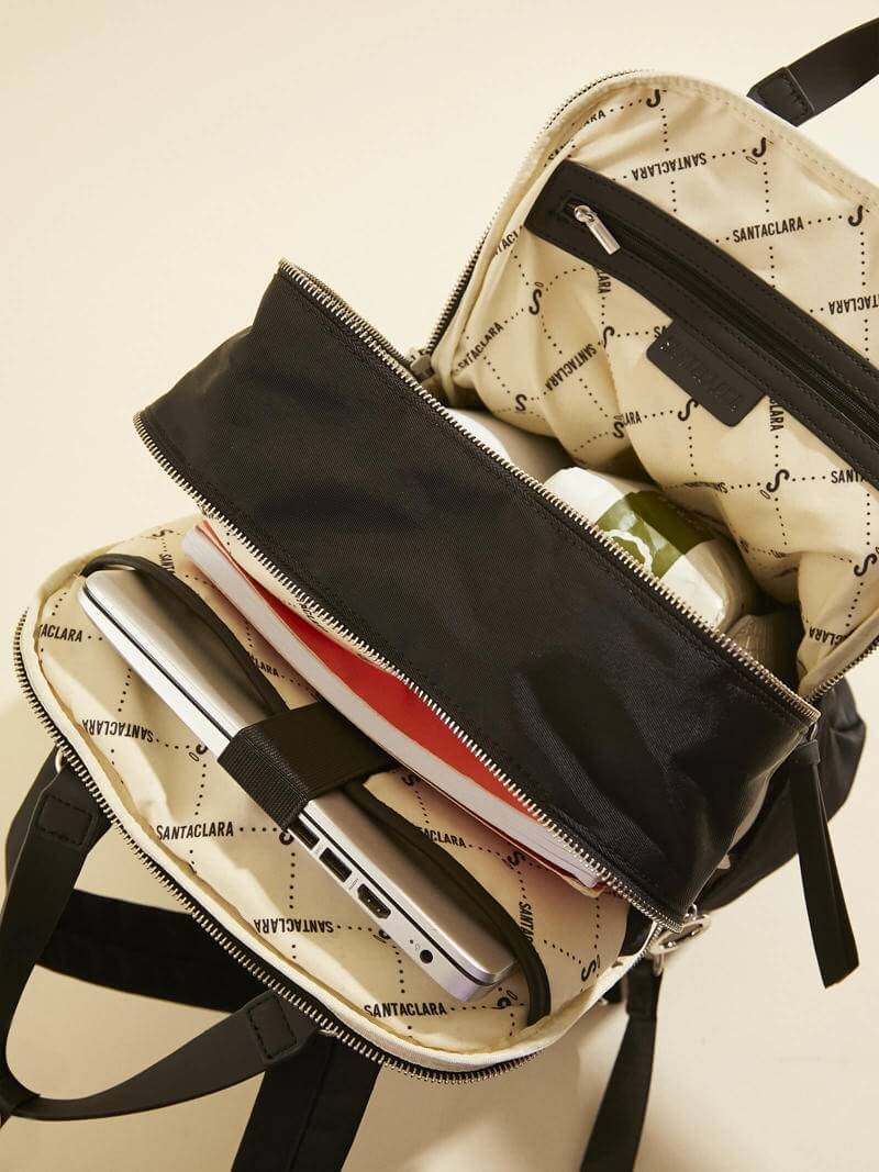 Mochila Nomi Negro Porta Notebook