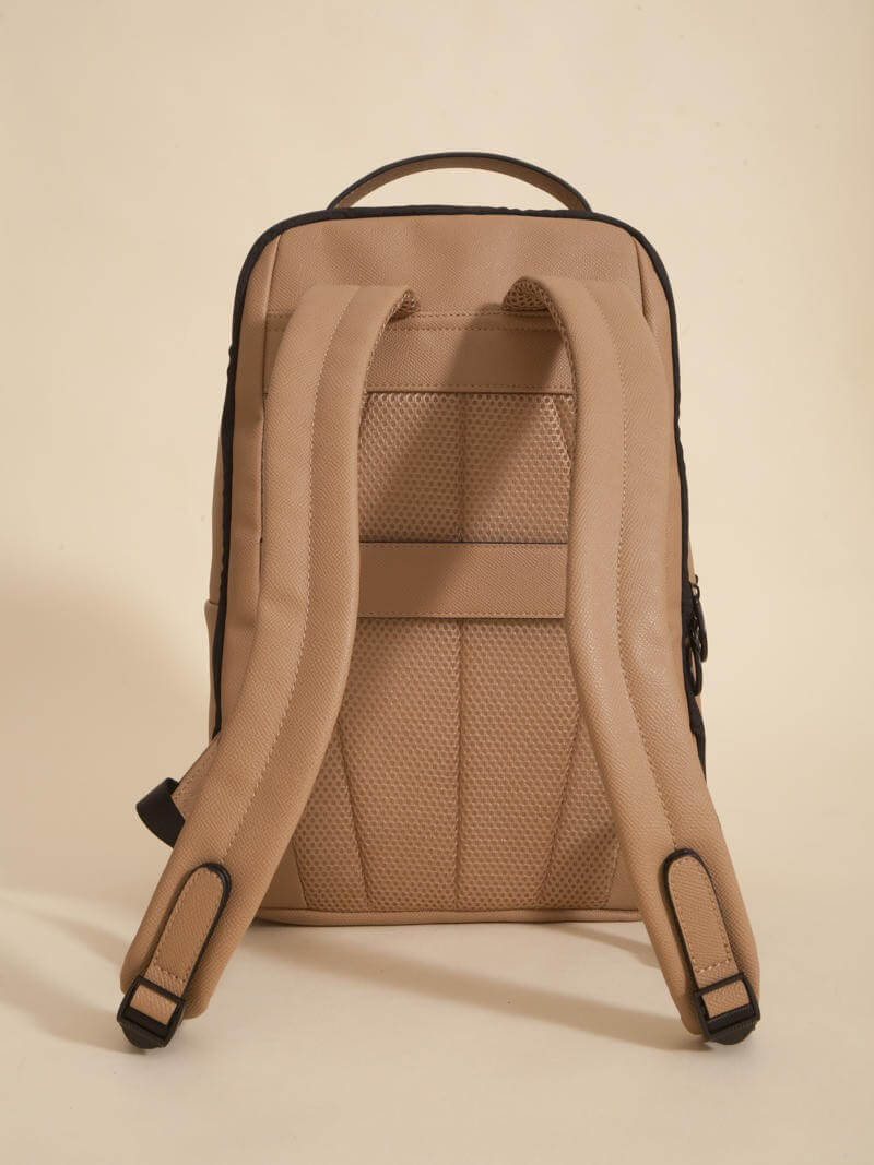 Mochila Dalia Beige Porta Notebook