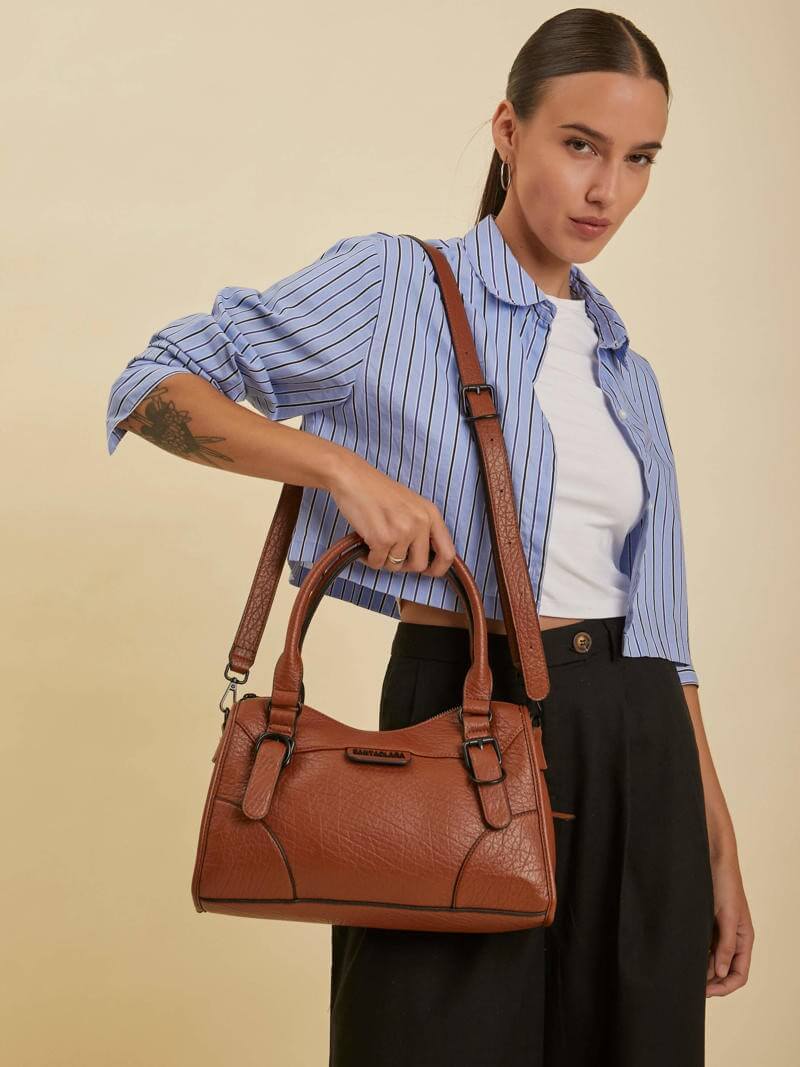 Cartera Juli Marrón