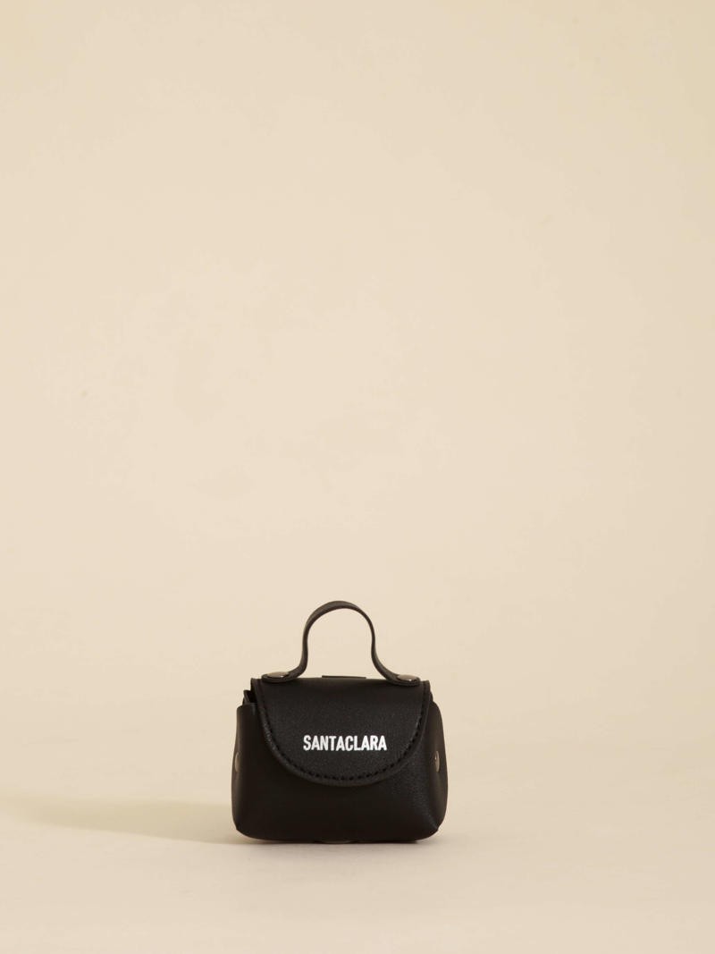 Poop Bag Huella Negro Para Mascotas