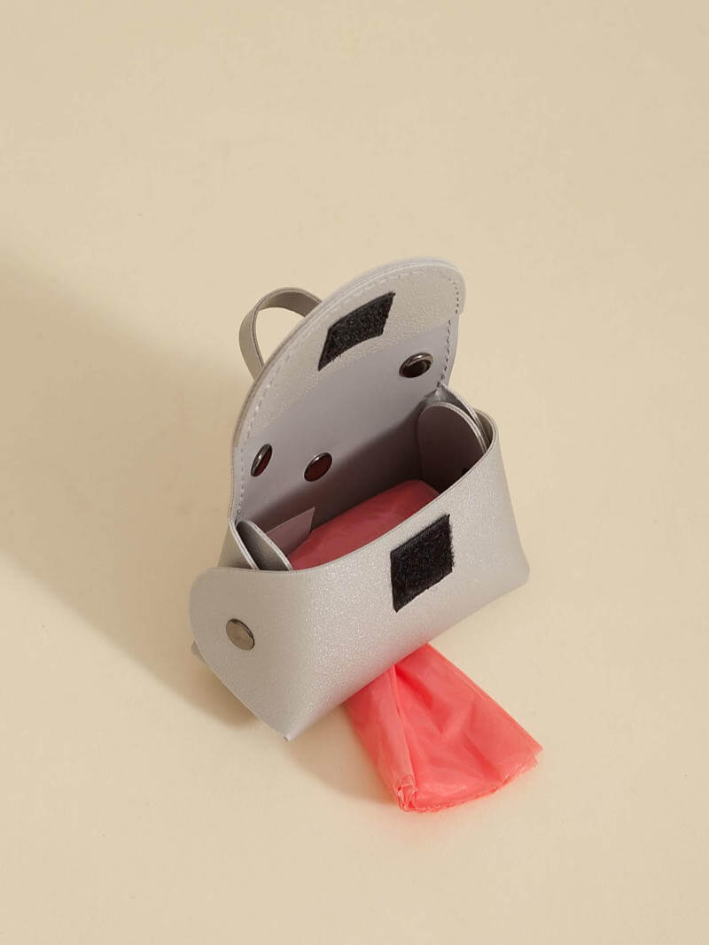 Poop Bag Huella Plata Para Mascotas