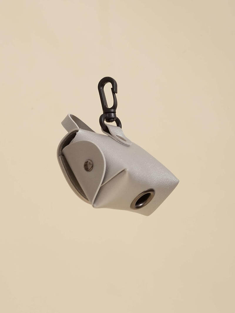 Poop Bag Huella Plata Para Mascotas