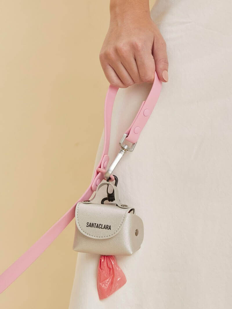 Poop Bag Huella Plata Para Mascotas