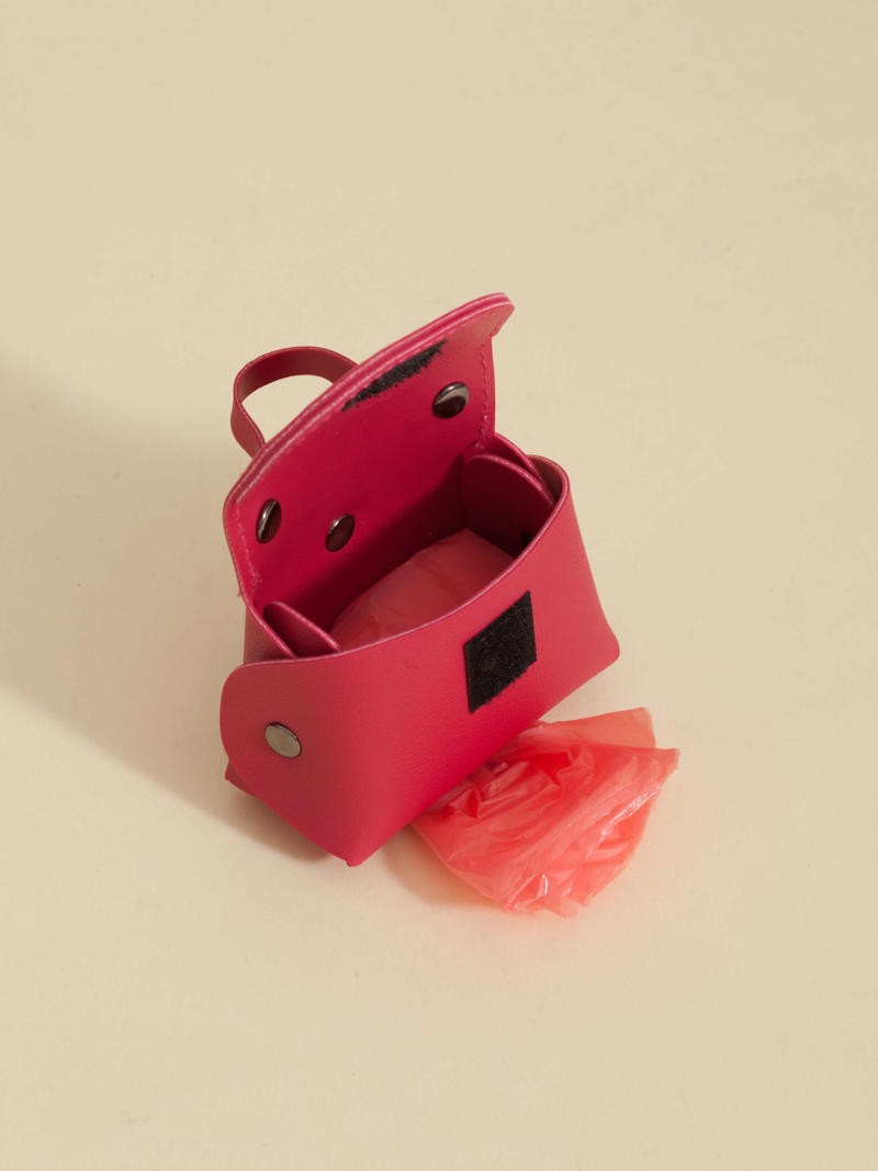 Poop Bag Huella Cereza Para Mascotas