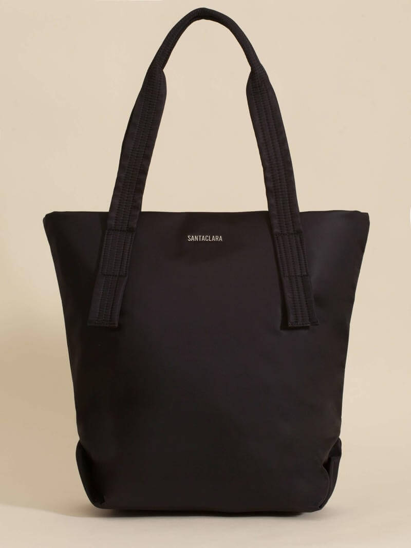 Cartera Shopper Alina Negro Porta Notebook