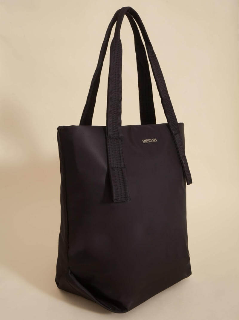 Cartera Shopper Alina Negro Porta Notebook