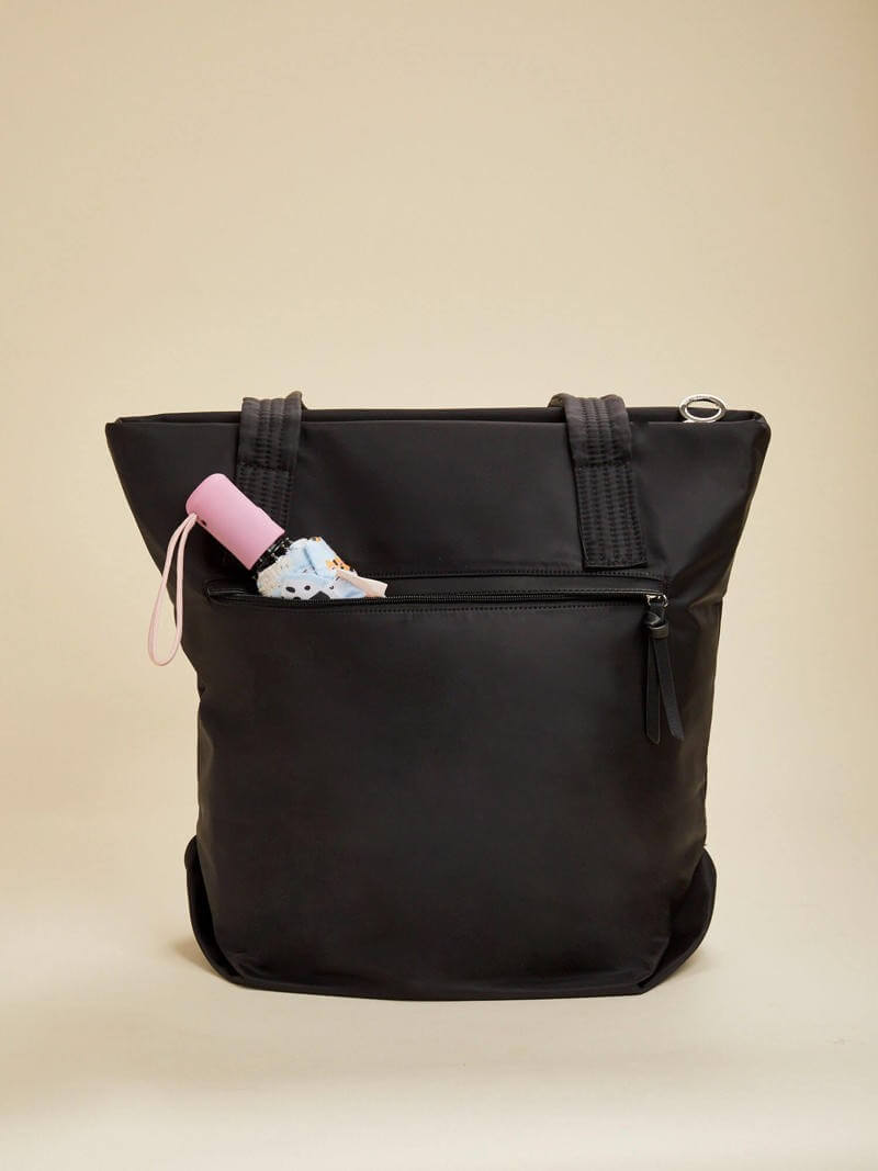 Cartera Shopper Alina Negro Porta Notebook