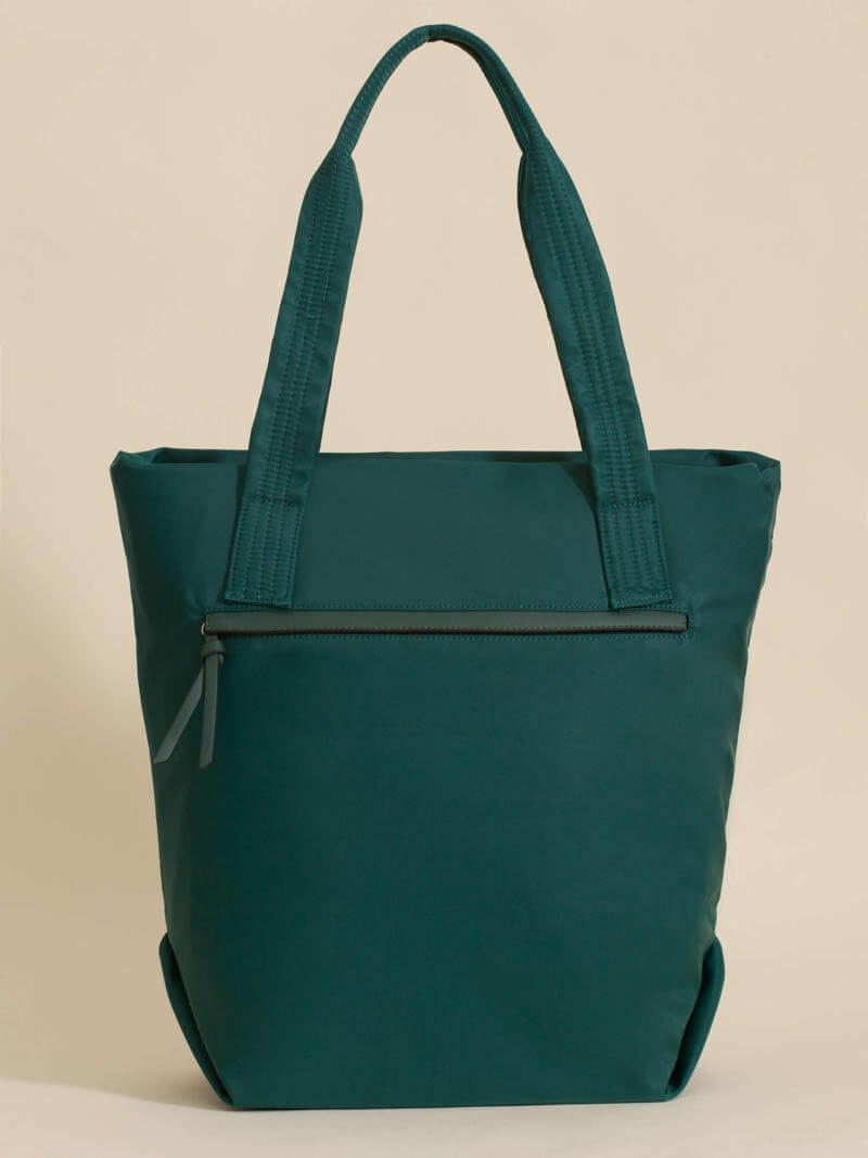 Cartera Shopper Alina Verde Porta Notebook
