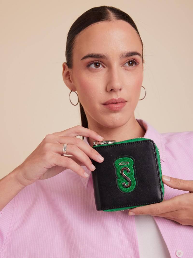 Billetera Mini Halo Negro