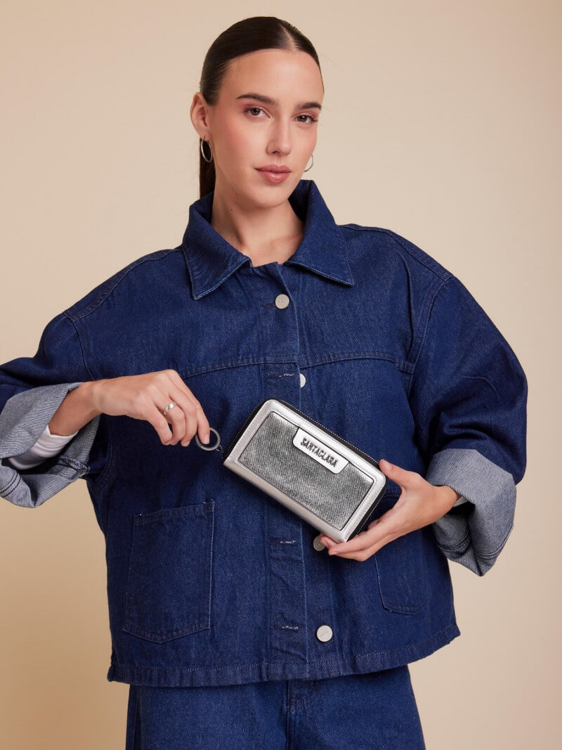 Billetera Sparks Plata