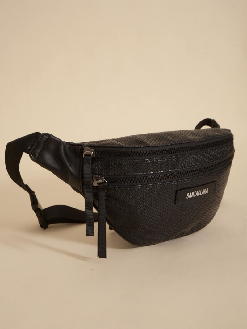 Riñonera Trama Negro