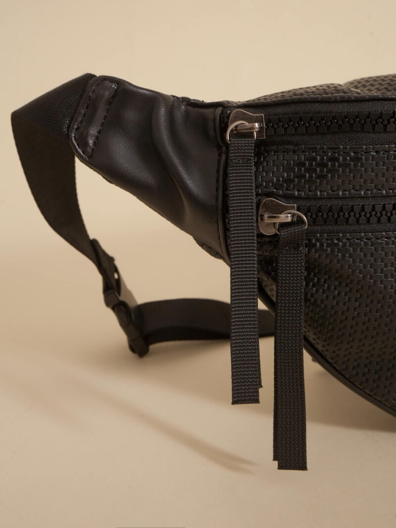 Riñonera Trama Negro