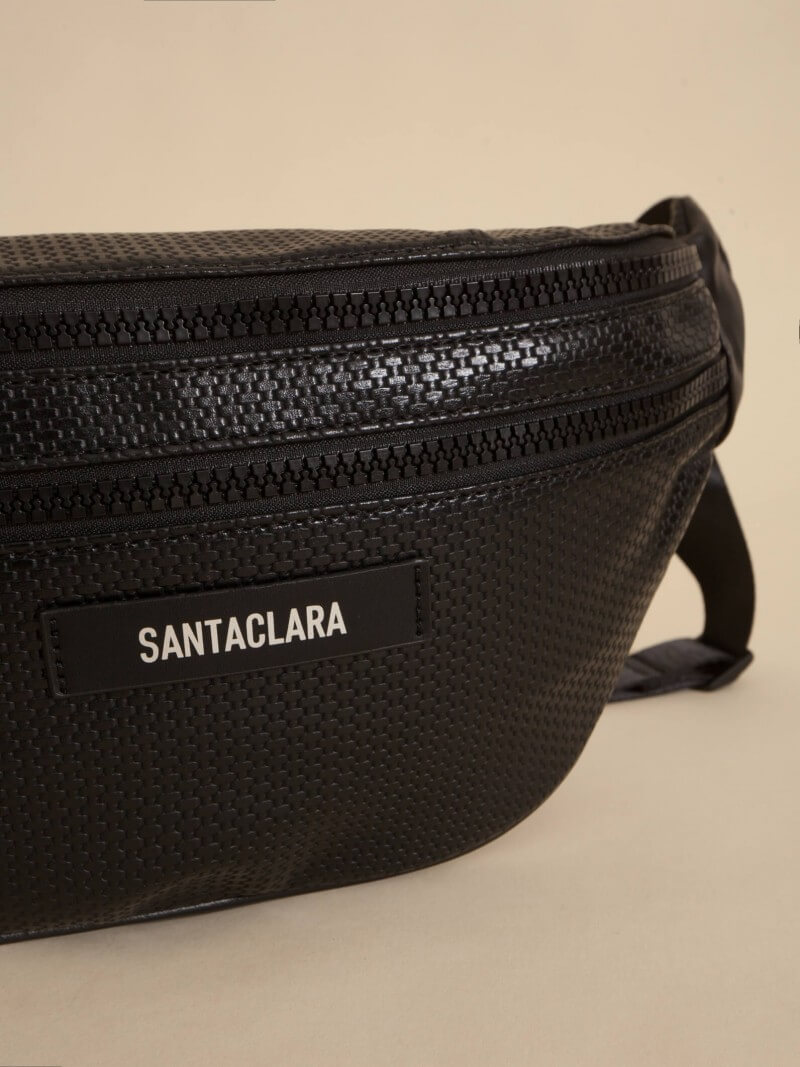 Riñonera Trama Negro