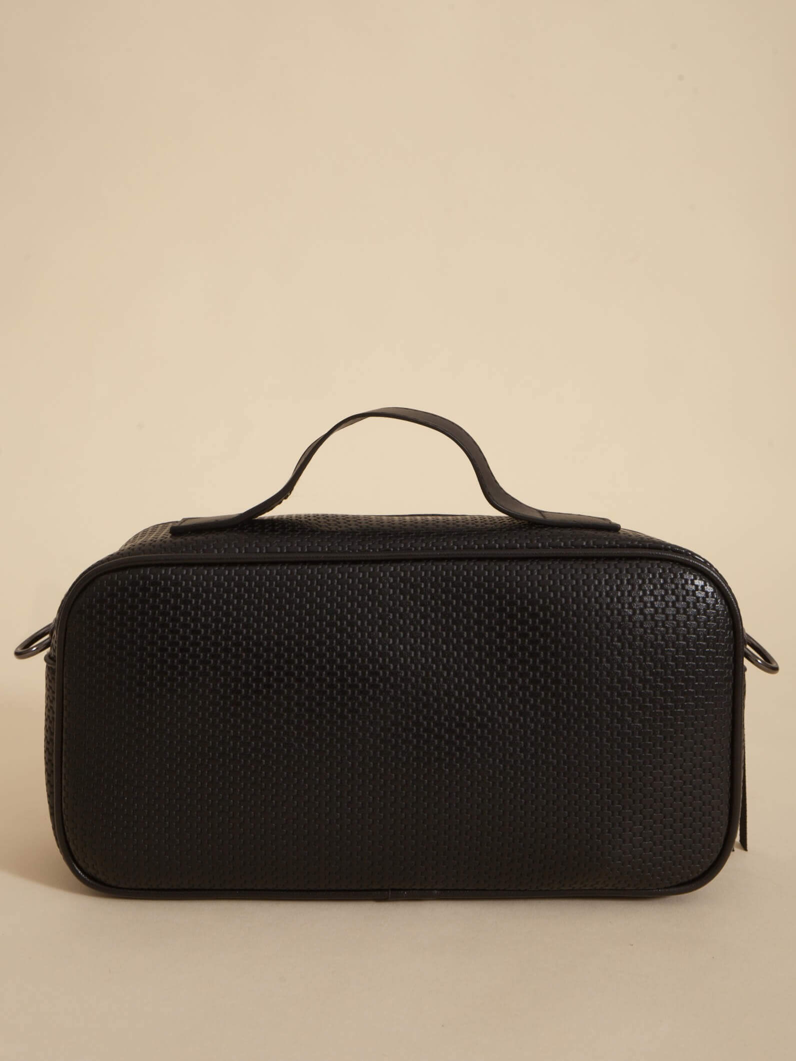 Bandolera Neceser Trama Negro