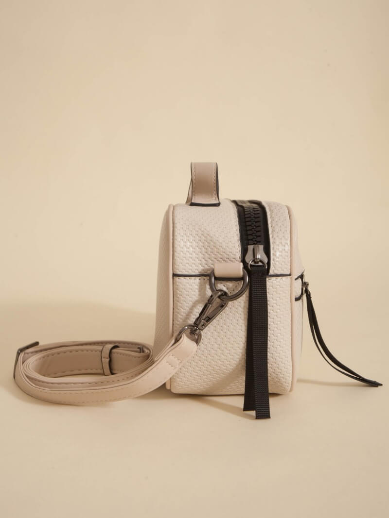 Bandolera Neceser Trama Crudo