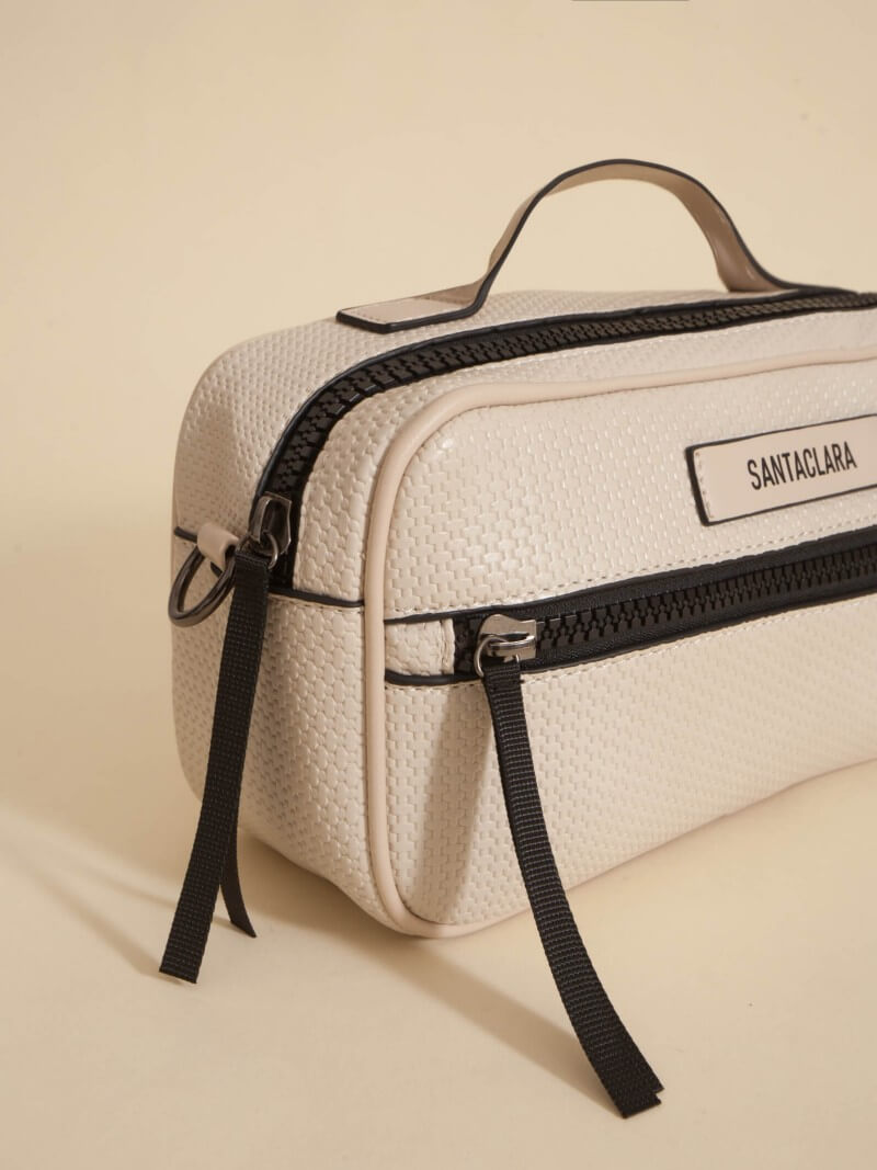 Bandolera Neceser Trama Crudo