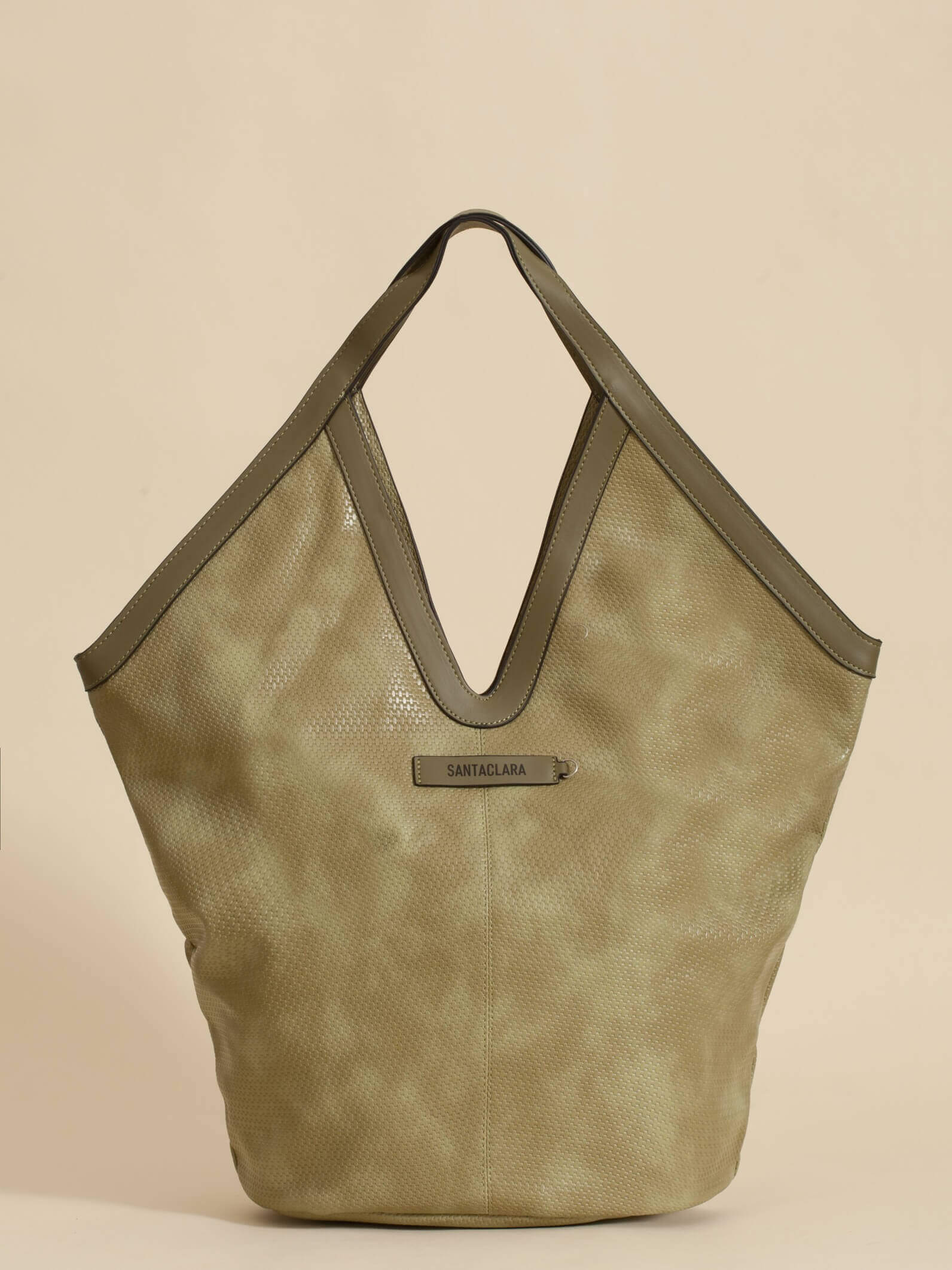 Cartera Shopper Trama Oliva