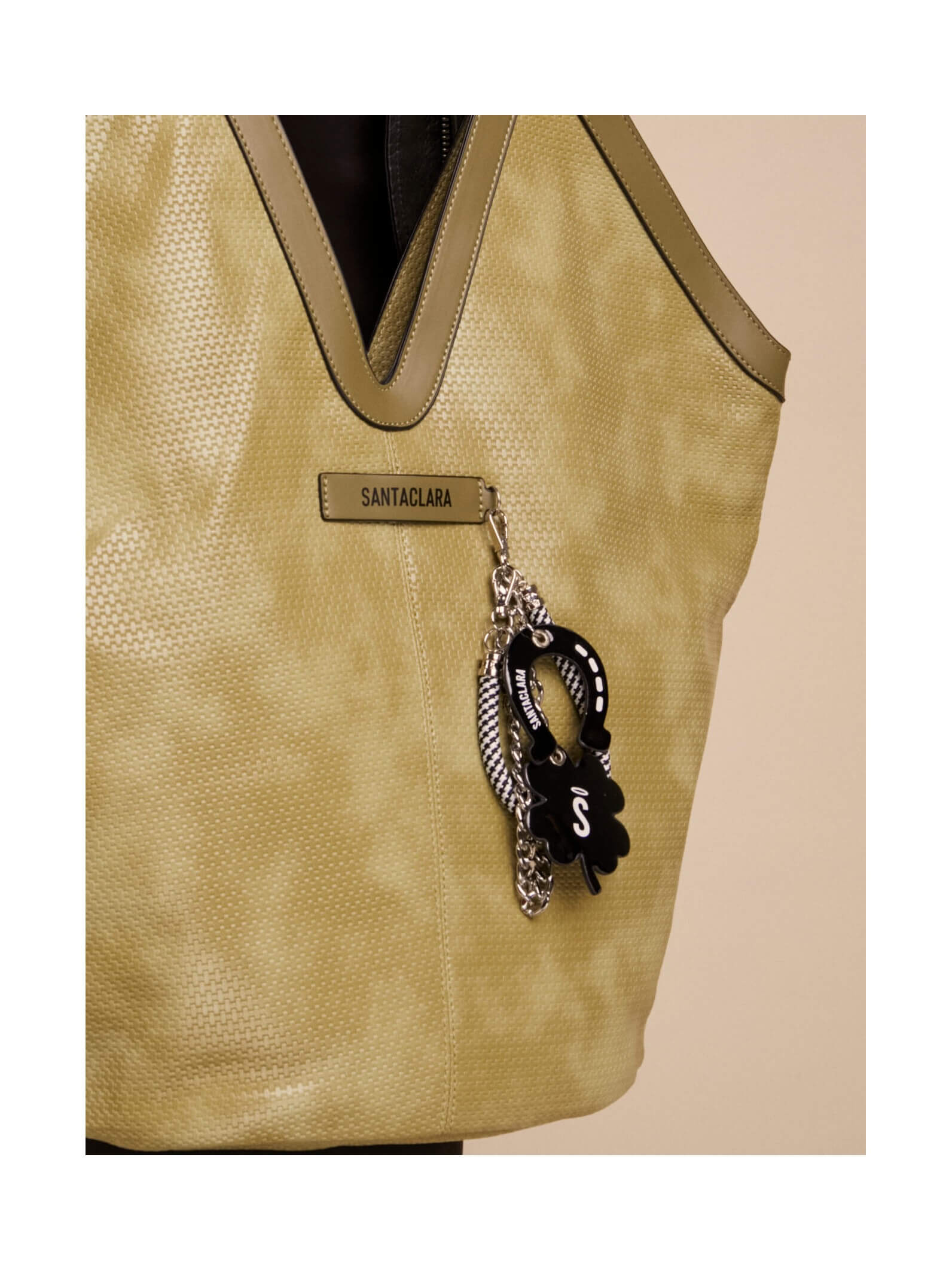 Cartera Shopper Trama Oliva