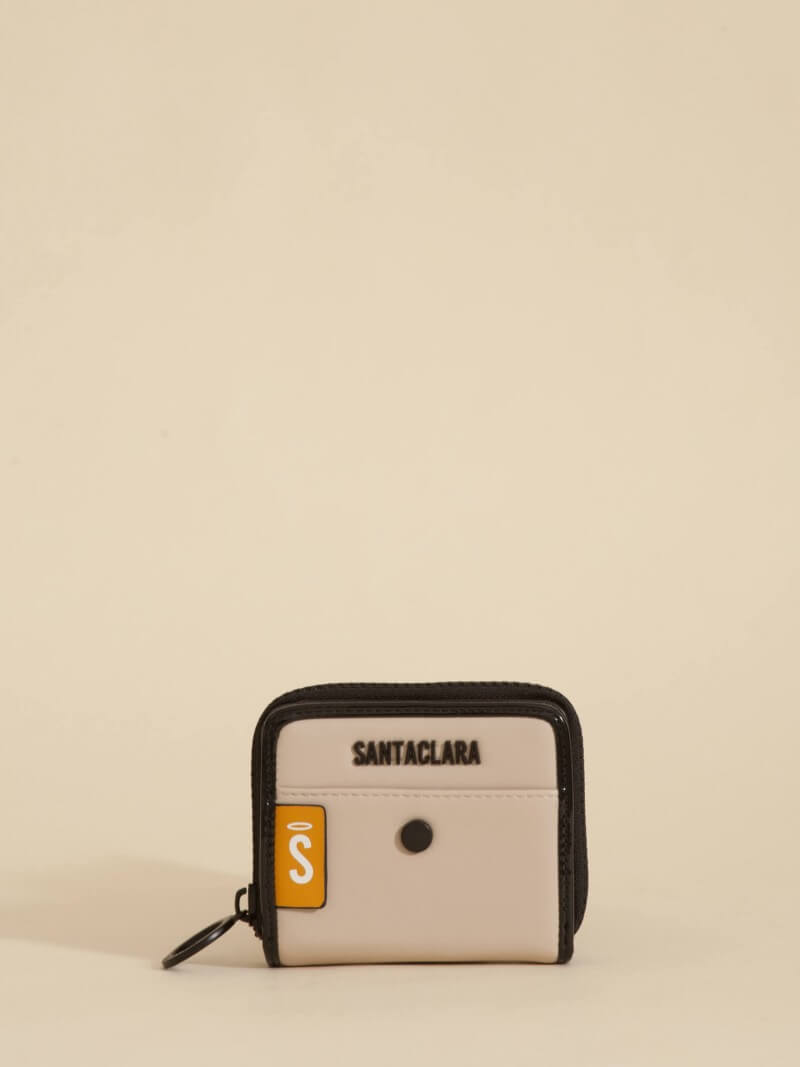 Billetera Mini Clara Beige