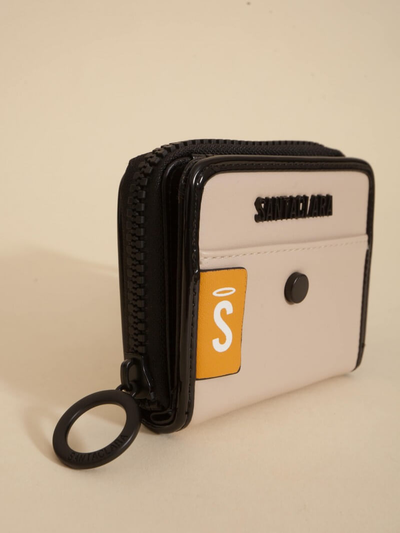 Billetera Mini Clara Beige