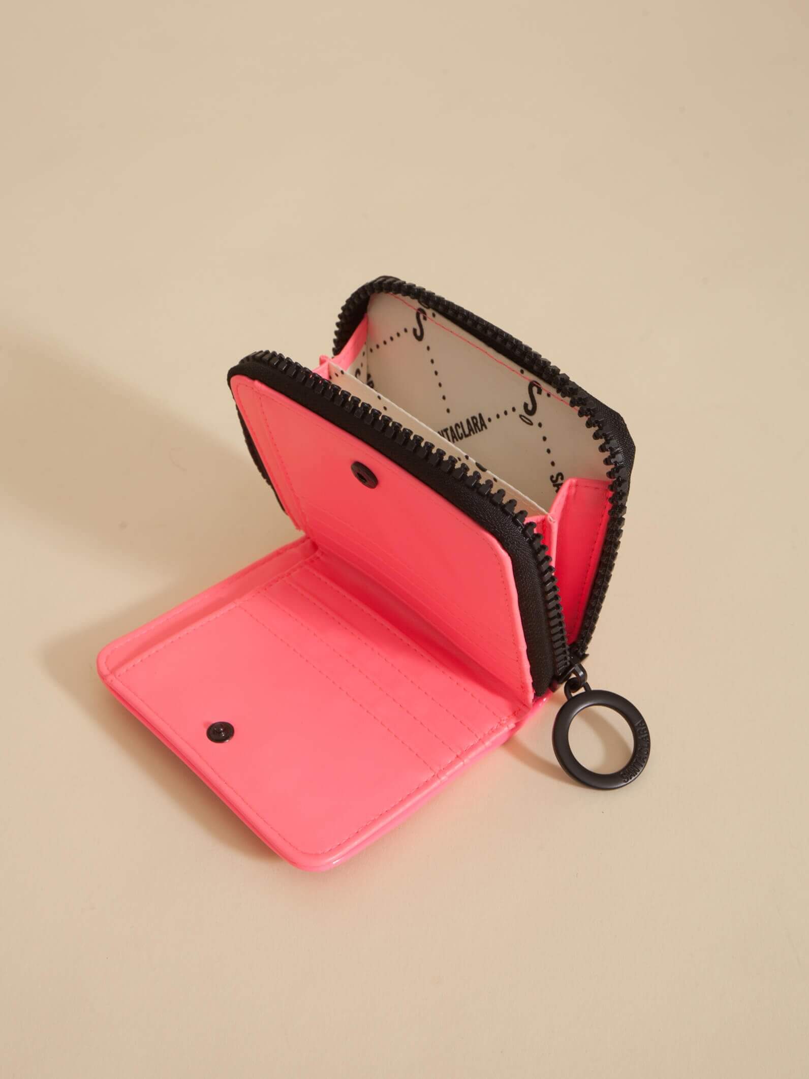 Billetera Mini Clara Rojo Oscuro