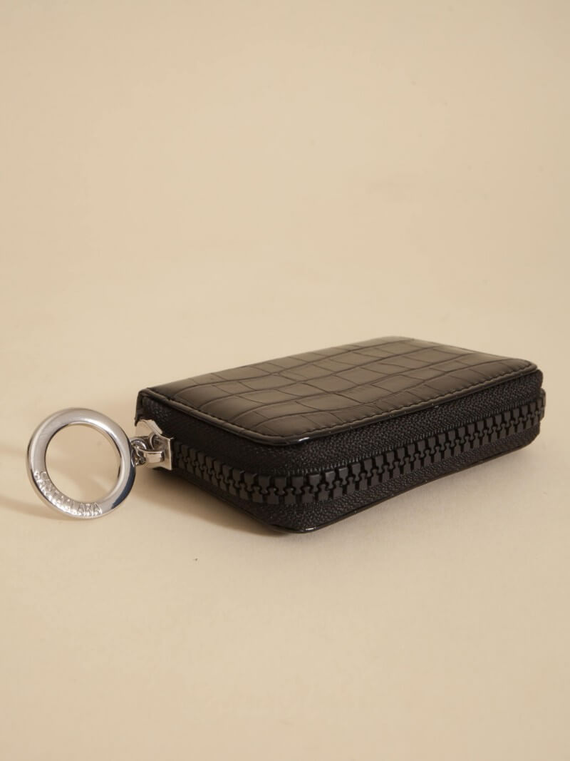 Tarjetero Lucia Croco Negro