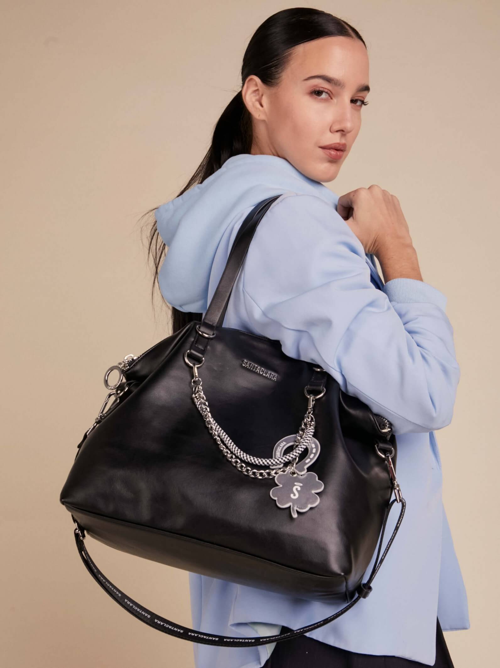 Cartera Lucky Charm Negro