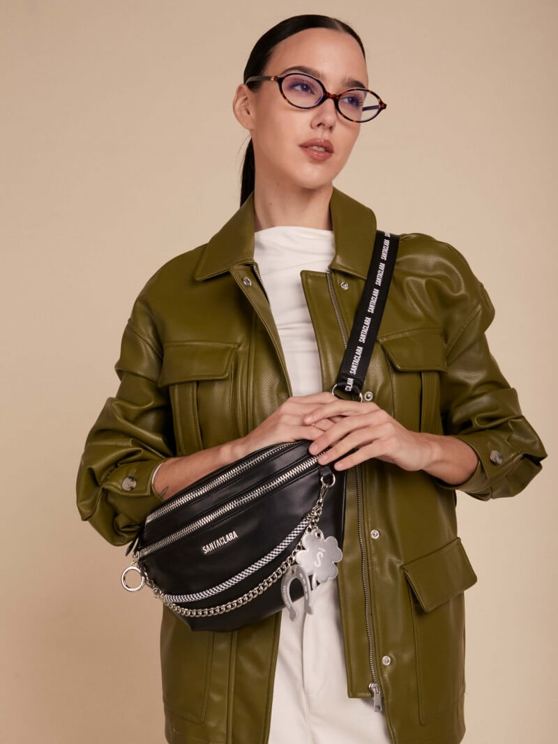 Riñonera Maxi Lucky Charm Negro