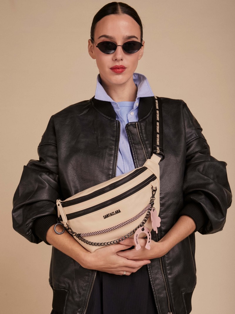 Riñonera Maxi Lucky Charm Crudo