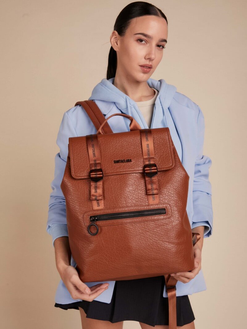 Mochila Ayala Porta Notebook Marrón