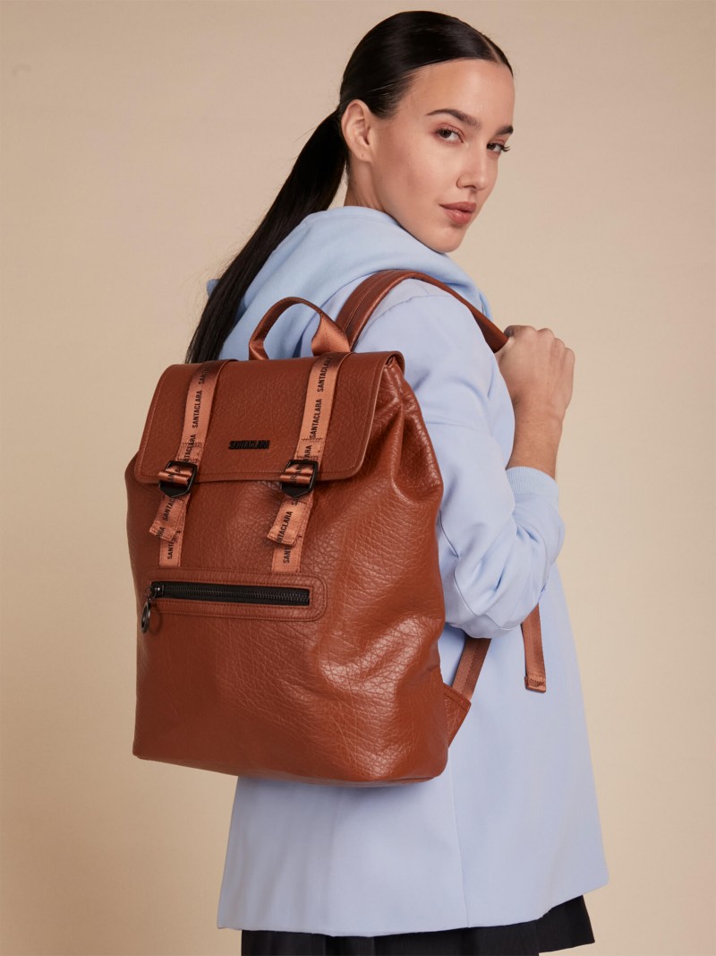 Mochila Ayala Porta Notebook Marrón