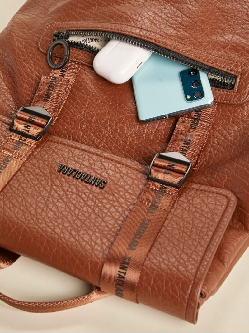 Mochila Ayala Porta Notebook Marrón