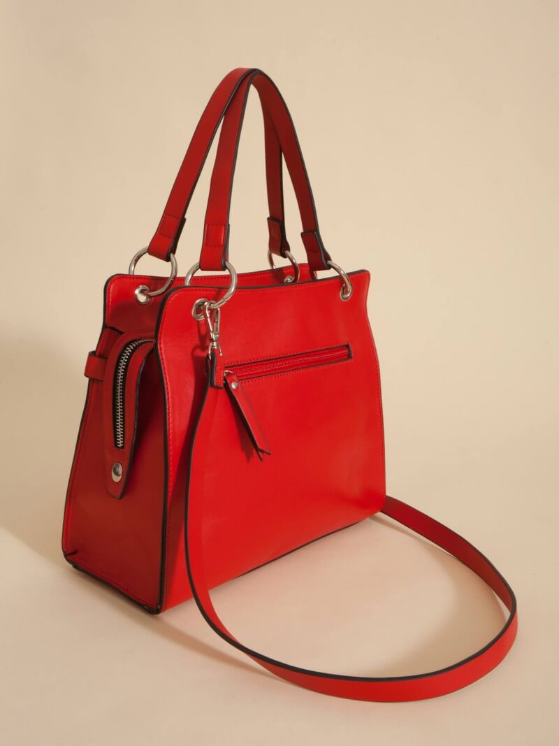 Cartera Ceiba Rojo Oscuro