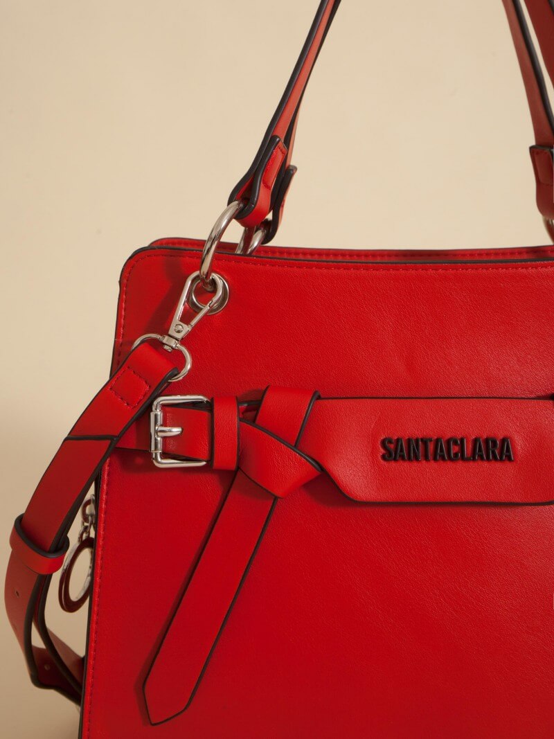 Cartera Ceiba Rojo Oscuro