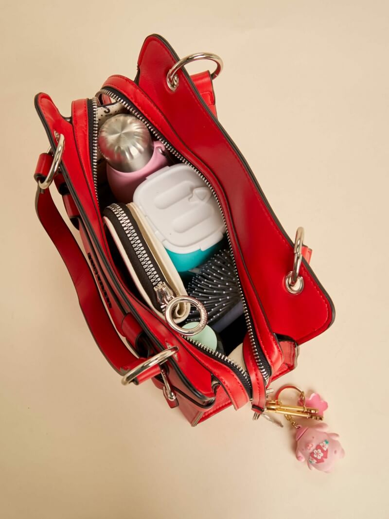 Cartera Ceiba Rojo Oscuro