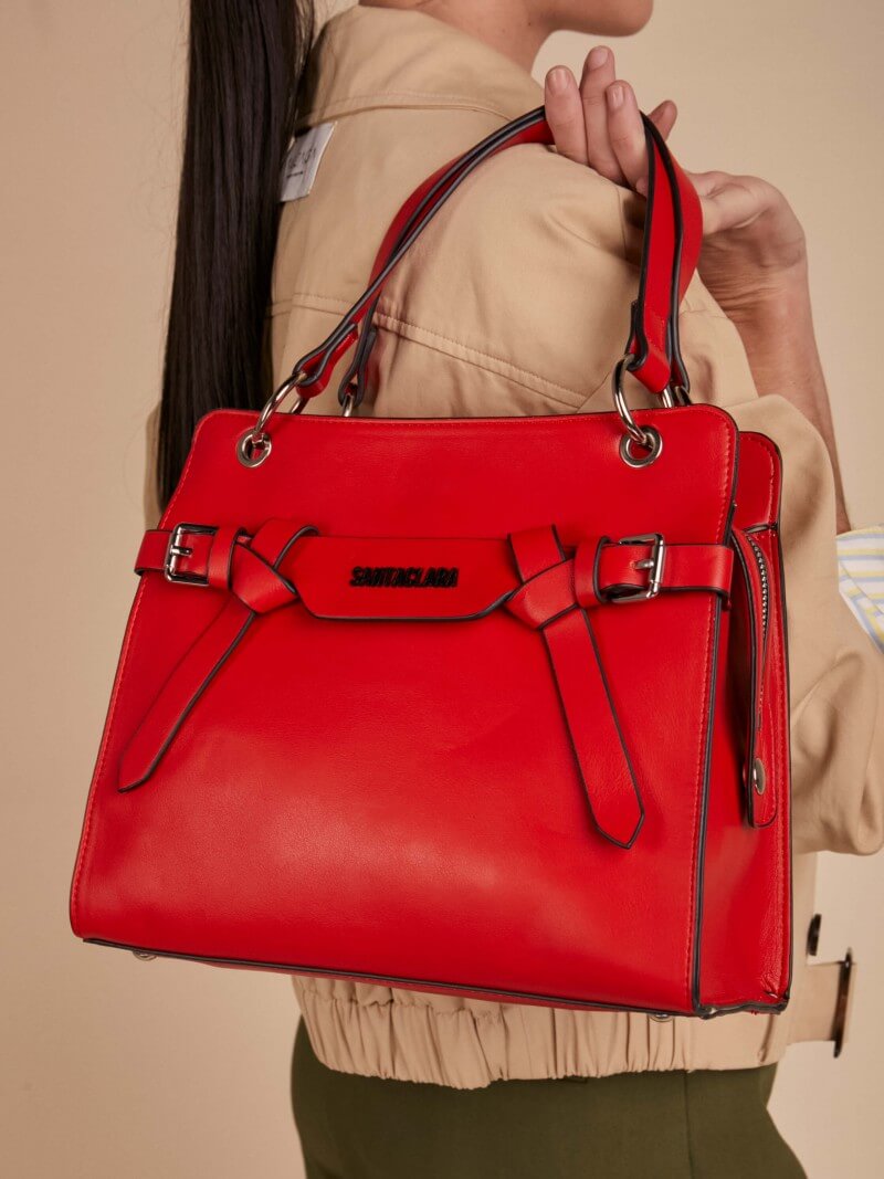 Cartera Ceiba Rojo Oscuro