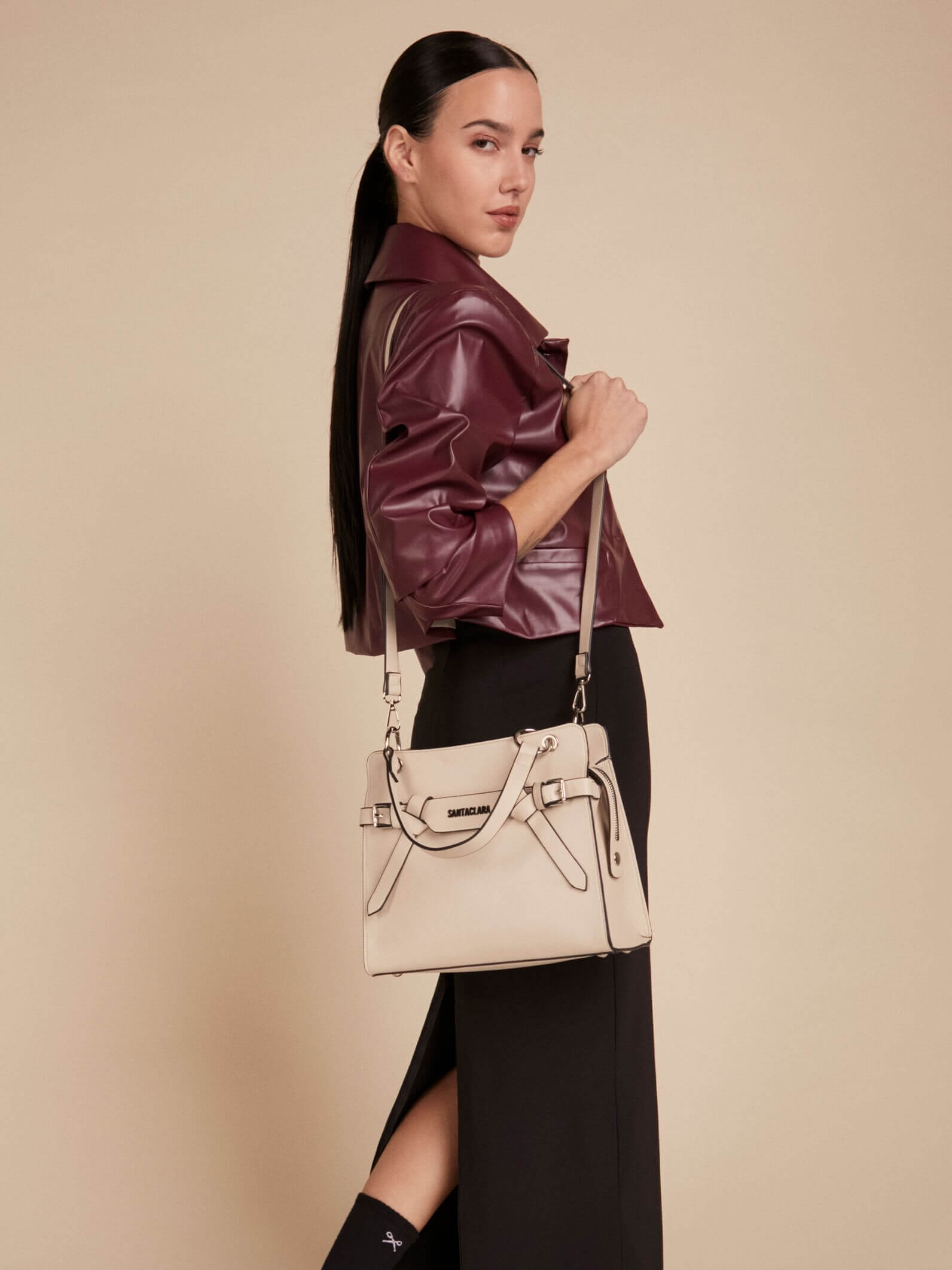 Cartera Ceiba Beige