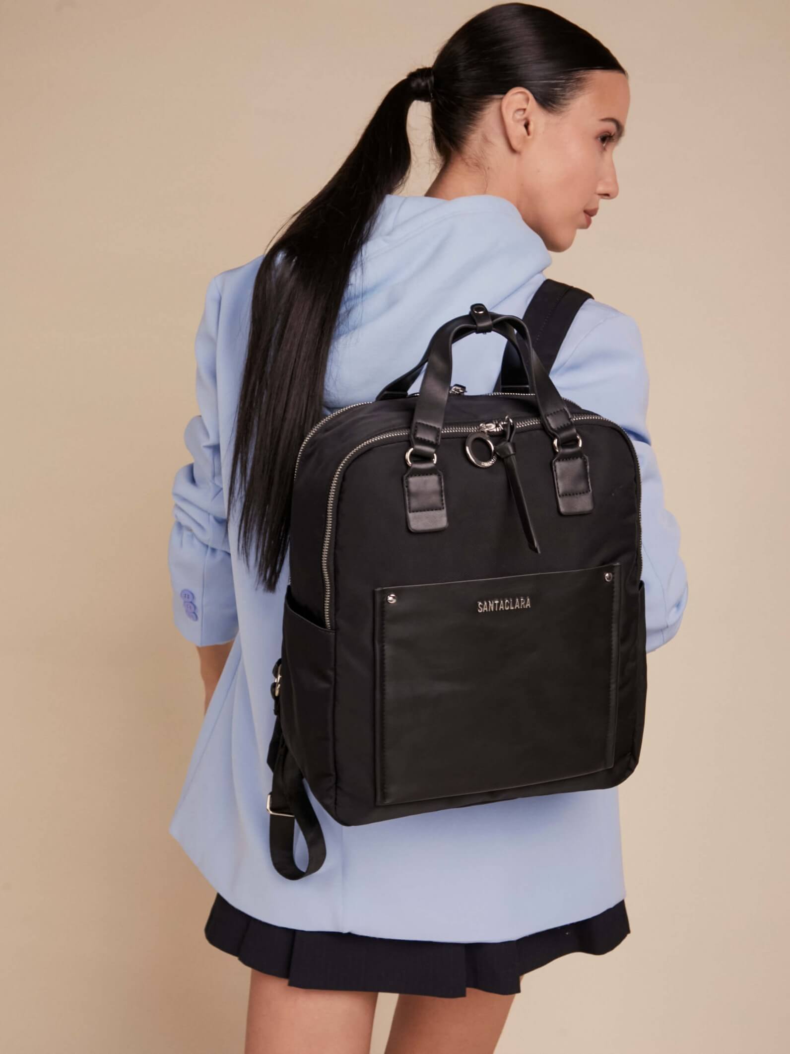 Mochila Nomi Porta Notebook Negro