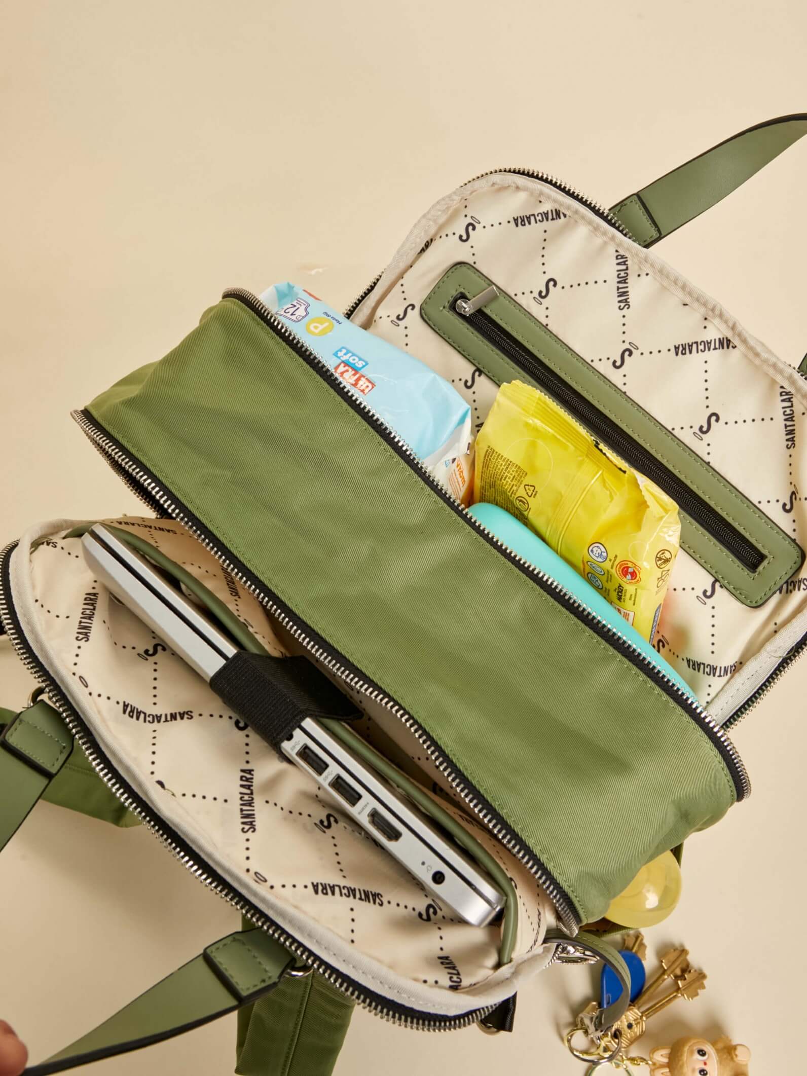 Mochila Nomi Porta Notebook Menta