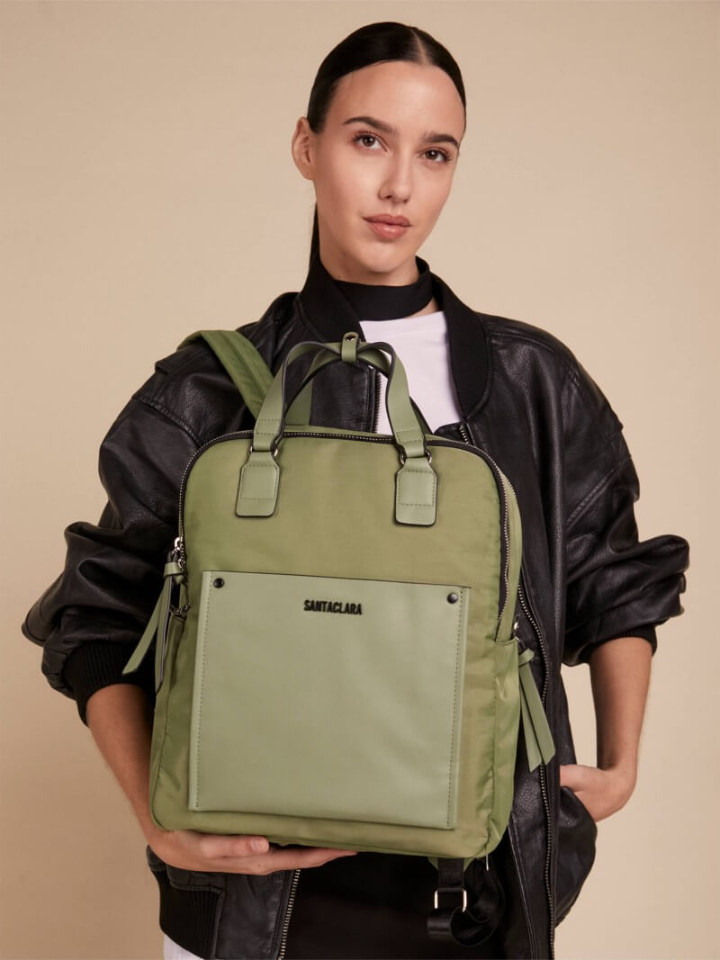 Mochila Nomi Porta Notebook Menta