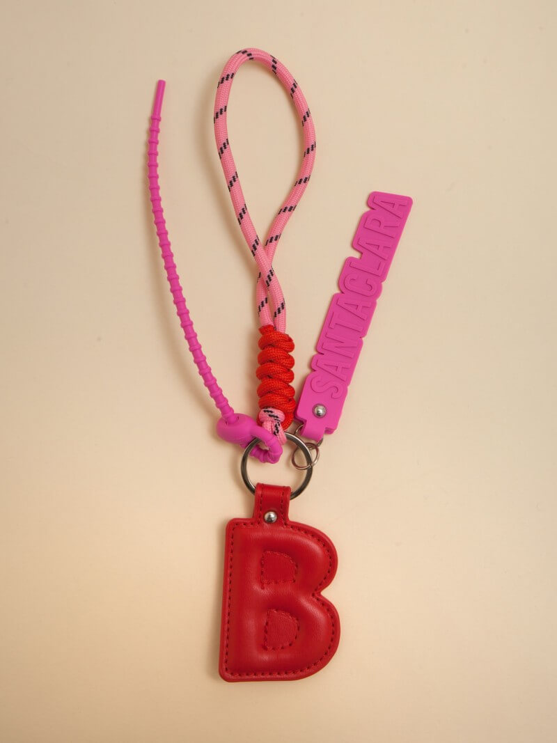 Llavero Y Charm Letra B Multicolor