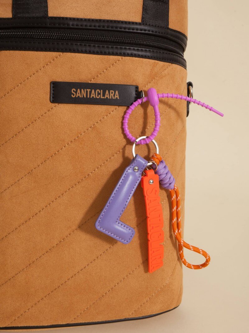 Llavero Y Charm Letra L Multicolor