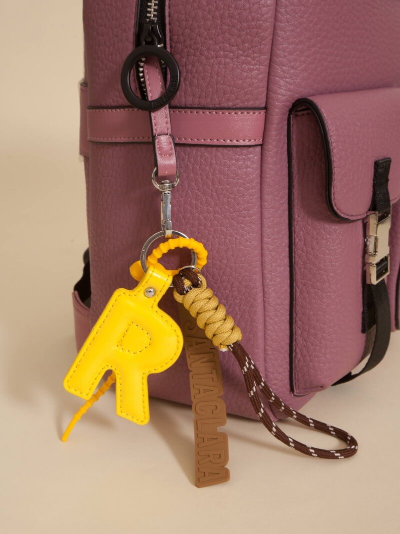 Llavero Y Charm Letra R Multicolor