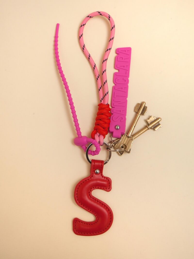 Llavero Y Charm Letra S Multicolor